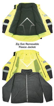 Radians SJ41 Class 3 Three-In-One WeatherProof Parka - Image 3