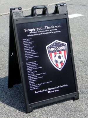 Signicade Deluxe Folding sign stand