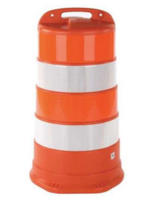 Traffic Barrel Hi-Intensity Grade