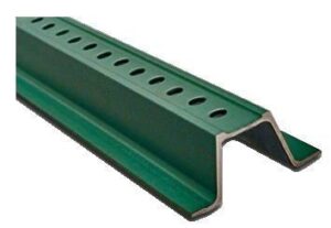 3 Ft. Steel Channel Post Green