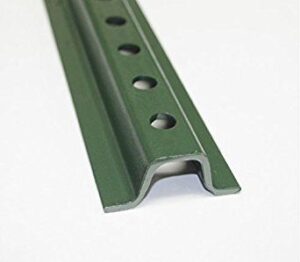6 Ft. Steel Channel Post Green