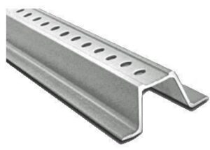 8 Ft. Galvanized Channel Post Silver
