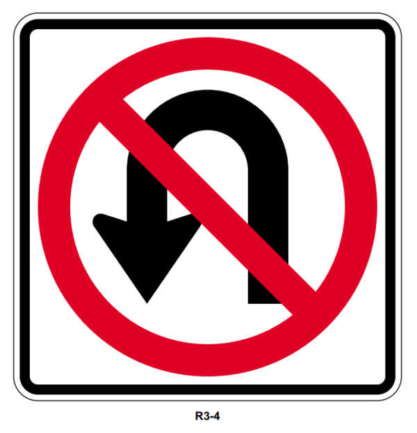 30" No U Turn