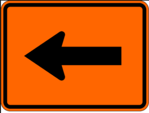 24"x18" Arrow Symbol