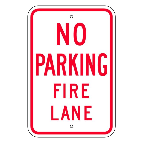 No parking fire lane