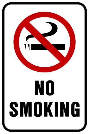 12"x18" No Smoking
