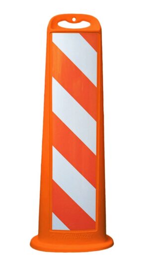 40" Vertical Panel Orange Trailblazer EG Striped Reflective