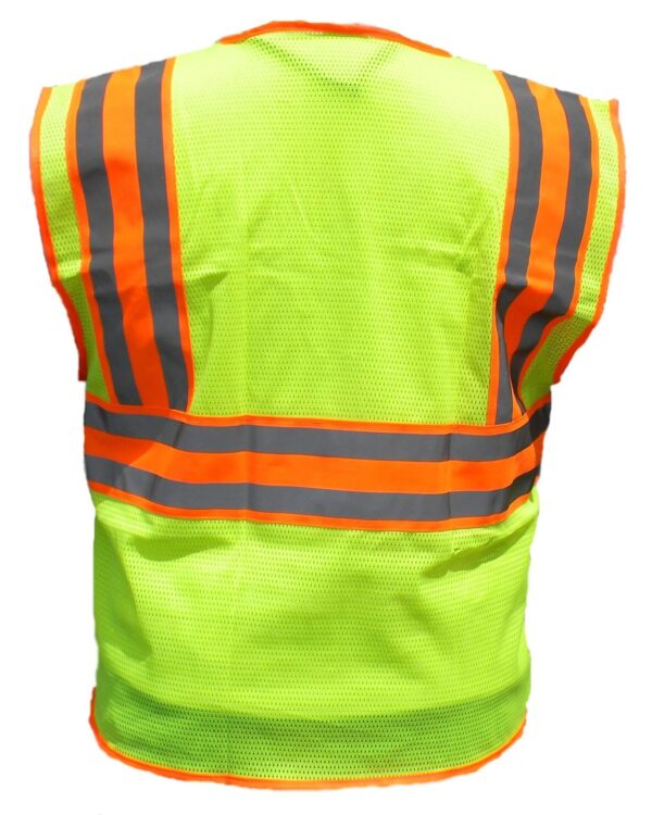 Deluxe Two Tone Class 2 Safety Vest - Image 2