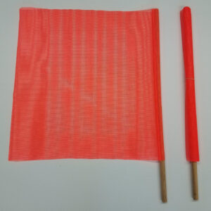 Safety Flags with Wooden Dowel