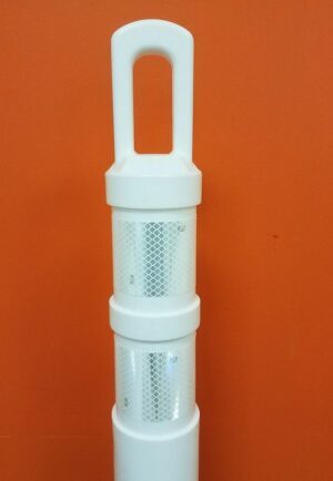 White A-Top Delineator Post -Top Only