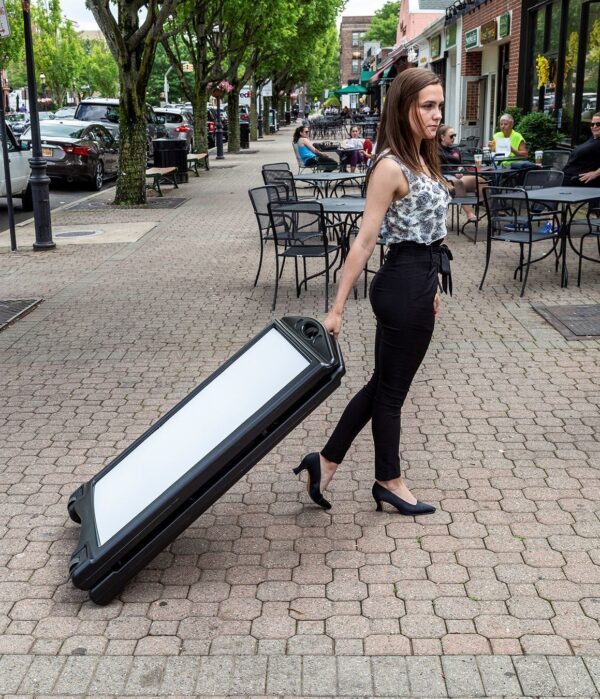 A-Plus Folding, Rolling Sign Holder - Image 2