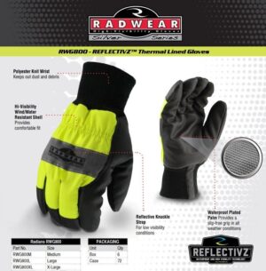 High visibility gloves RWG 800