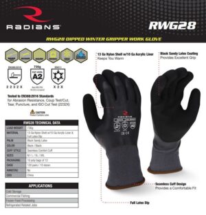 High visibility gloves RWG 28
