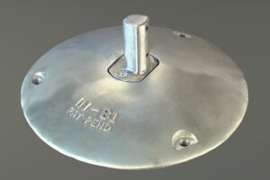 Aluminum Sign Pedestal base 15" diameter- IN81