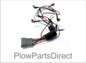 Snoway control harness plow end