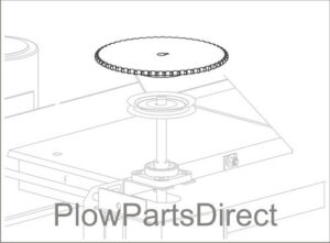 Tornado / Fisher Poly-Caster 55 tooth sprocket
