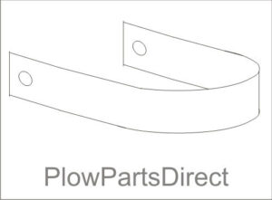 Western Clamp for 1000 and 2000 tailgate spreaders
