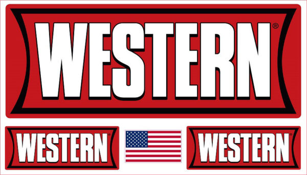 Western Snow Plow Decal Set