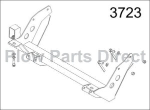 Western Defender truck mount Jeep 3723