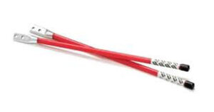 Western Red Poly guides 24" w/ Refl. stripes