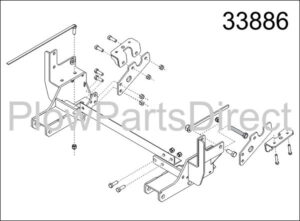 UltraMount truck mount Dodge 33886-1 -Fits Gas and Diesel Engines