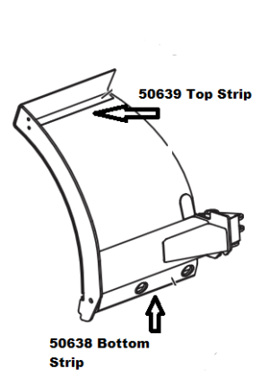 Western Wideout Wear Strips - 50638 and 50639