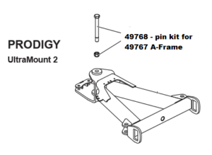 Western Pivot Pin Kit - Prodigy - 49768