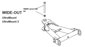 Western Pivot Bolt Kit -Wideout - 50668