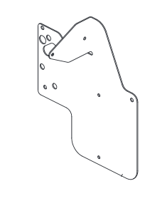 Western Hydraulic Plate - 48522