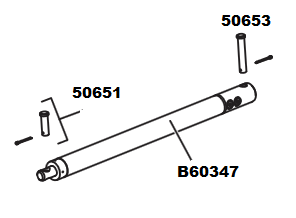 Western Pin Kit 5/8" x 2" - 50651