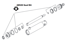 Western Seal Kit 2 x 6 3/4 DA - 48520