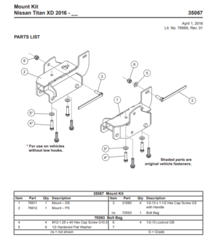 UltraMount truck mount Nissan Titan XD