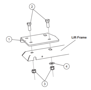 Western Headlamp Extension Brackets Kit - 68210