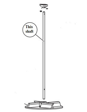 Western Tornado 2 spinner shaft