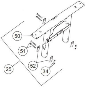 Western Upper lift frame 42351