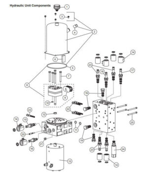 Western Wideout Hydraulic Unit Service Kit - 48256