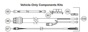 Western Vehicle Only Component Kit Tornado 1.25 yrd - 95744