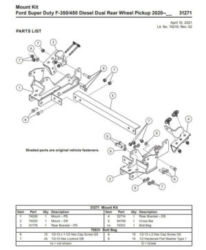 UltraMount truck mount Ford 31271