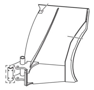 Western Ultramount Prodigy Wing Kit Passenger Side - 41752