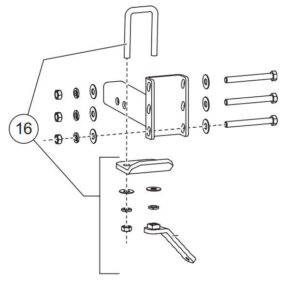 Western TG Receiver Clamp Kit - 48852-1