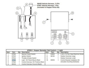 Hopper Control Light Assy - 67528