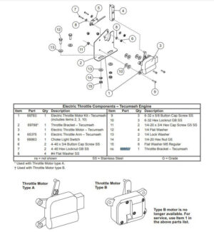 Western Throttle Bracket - Tecumseh - 68853
