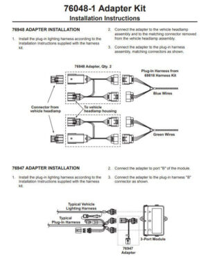 Western Adapter Kit 6 Pin - 76048-1