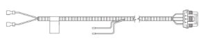 Western Cable Assy Spinner Motor Chute - 78412