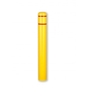7" Post Guard Bollard cover with Reflective Stripes