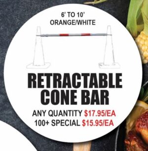 Economy Retractable Cone Bar