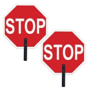 18" Stop/Stop Paddle Reflective