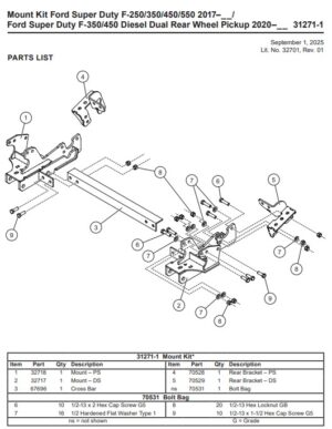 UltraMount Truck Mount Ford 31271-1